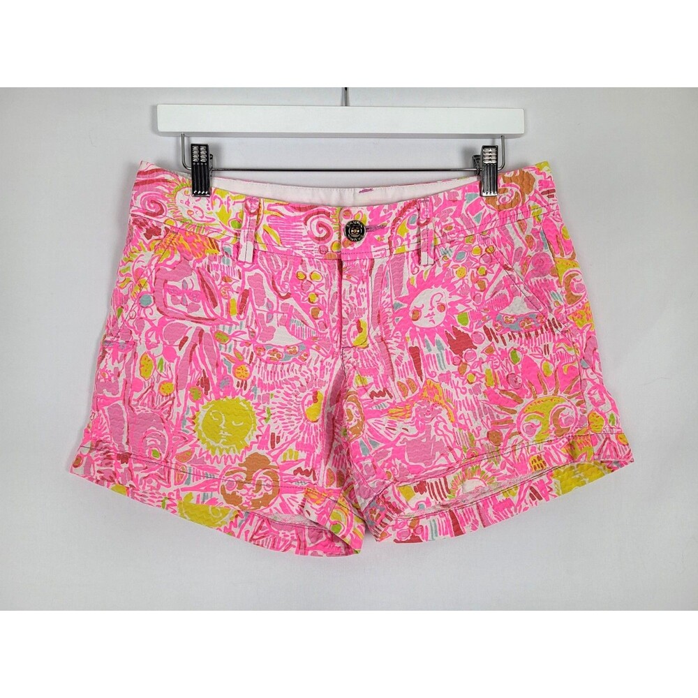 Lilly Pulitzer Callahan Shorts Pink Pout More Kinis in the Keys Size 4